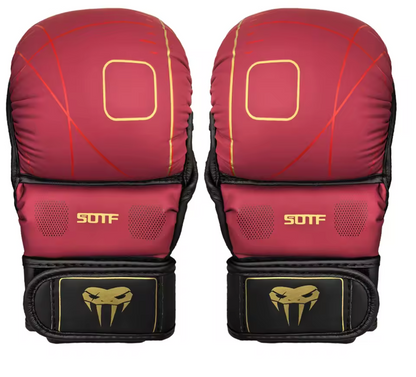 Guantes MMA Edición Especial – Rojo/Negro/Dorado