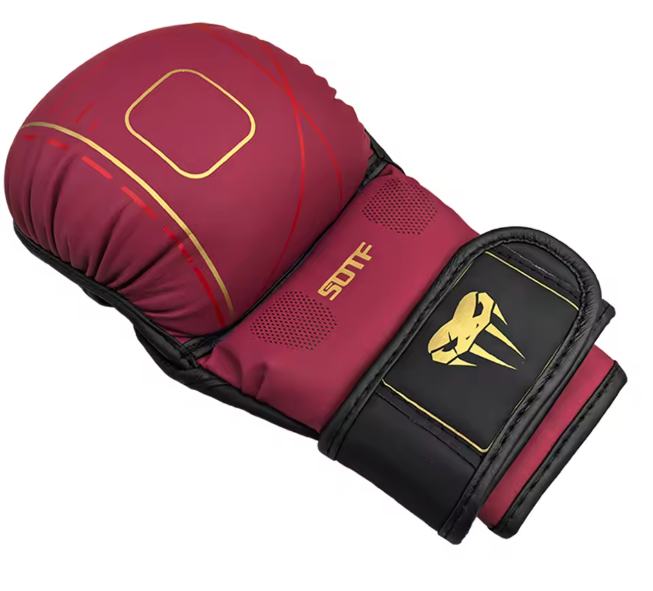 Guantes MMA Edición Especial – Rojo/Negro/Dorado