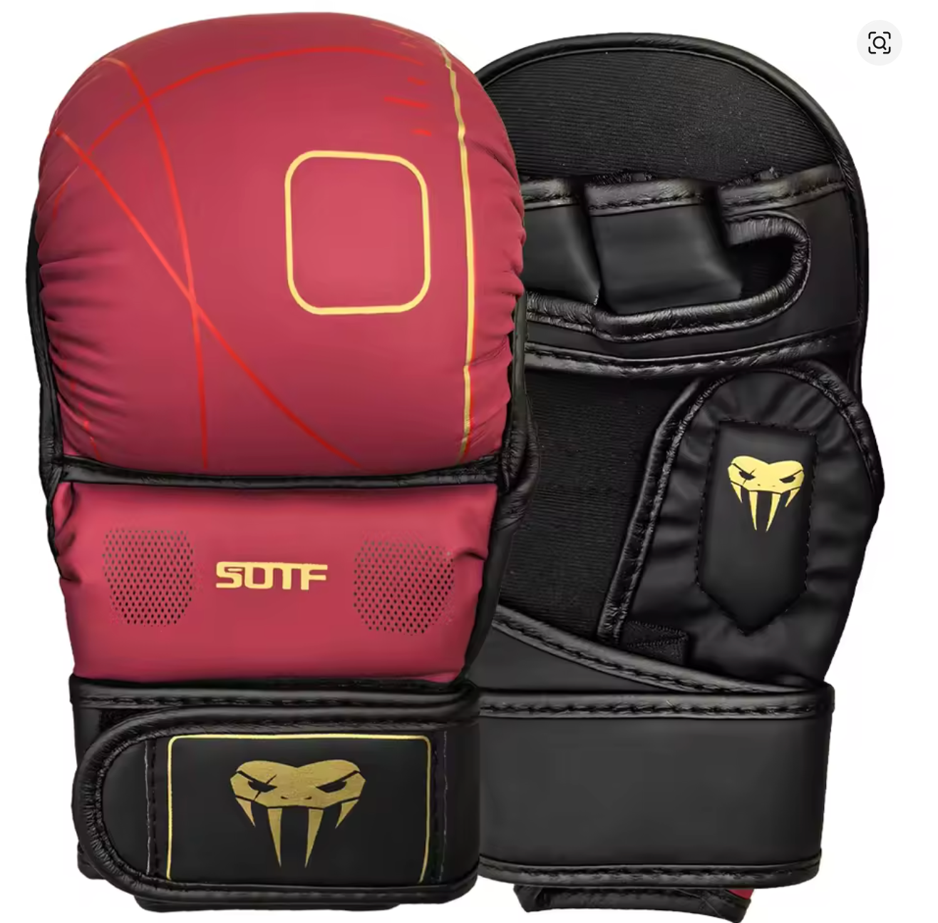 Guantes MMA Edición Especial – Rojo/Negro/Dorado